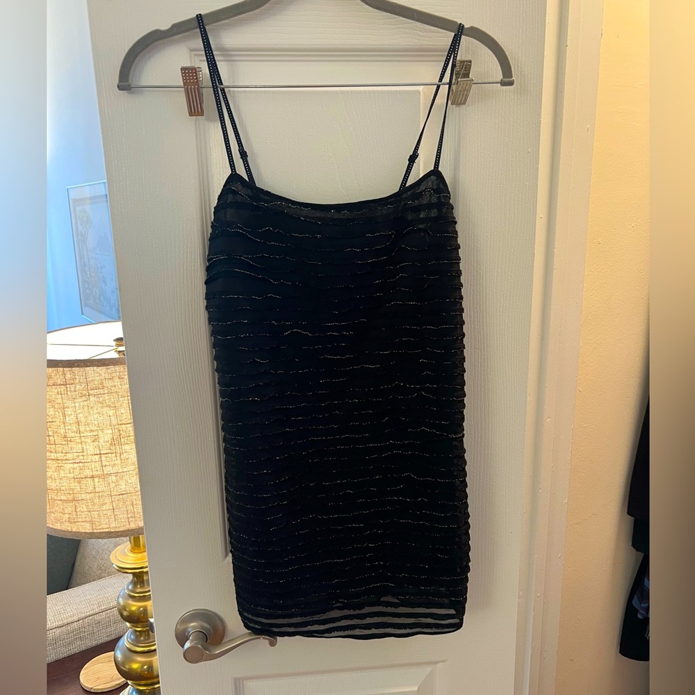 INTIMATELY Free People Black / Silver Top